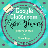 Music Theory Unit 18, Lesson 74: Primary Chords in Minor Keys Digital Resources